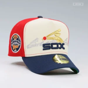 New Era Chicago White Sox fitted hat white colorway - 125 Years Strong Fitted: New Era’s White Sox Anniversary Horizon A-Frame Celebrates South Side History