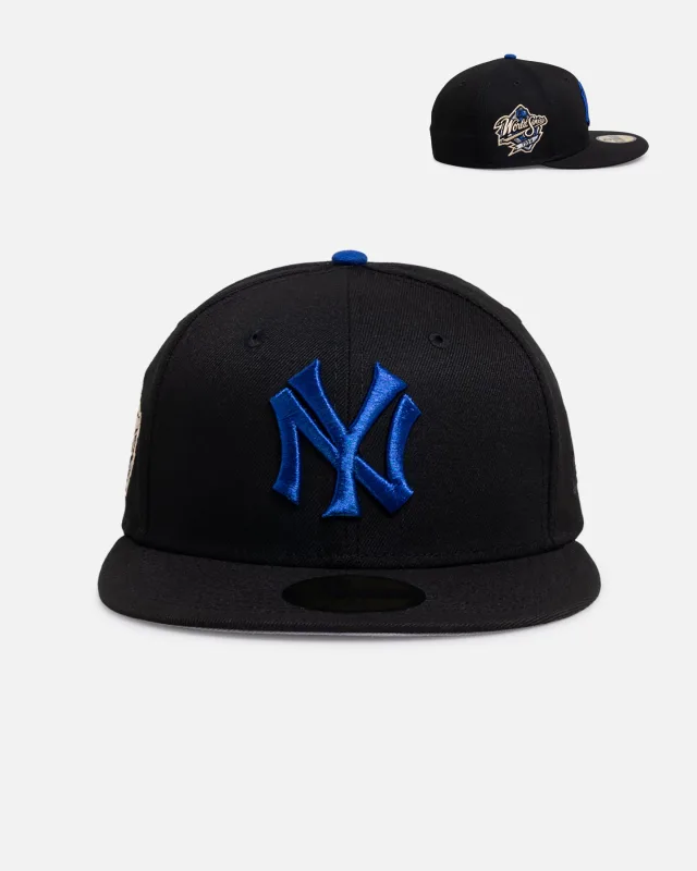 New Era New York Yankees fitted hat black colorway - New Era Yankees Fitted Celebrates Championship Legacy in Clean Black