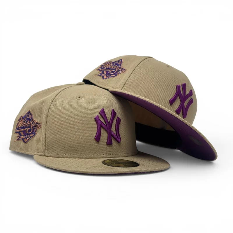 New Era New York Yankees fitted hat camel colorway - 1999 World Series Fitted: New Era’s Camel Yankees Championship Tribute
