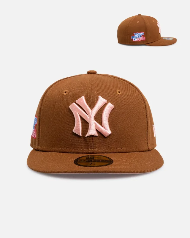 New Era New York Yankees fitted hat pink, brown colorway - New Era Yankees Fitted Gets a Fresh Pink and Brown Makeover