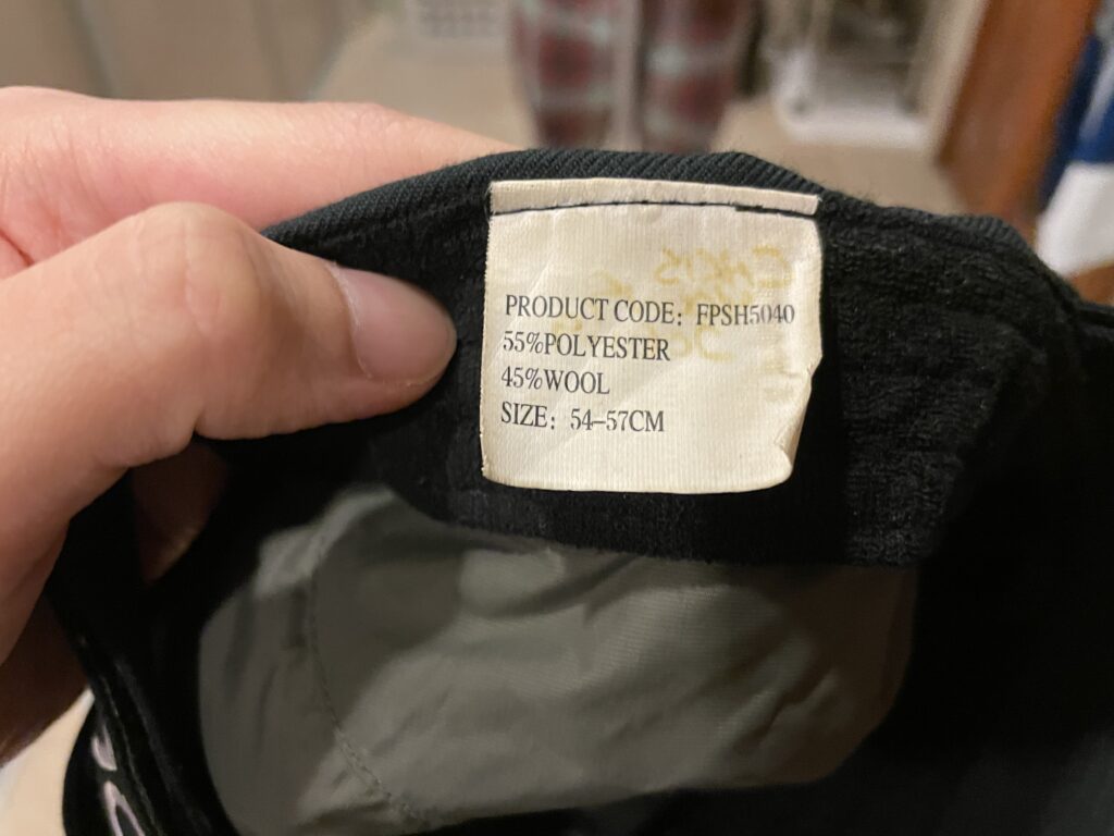 Measuring a cap for sizing