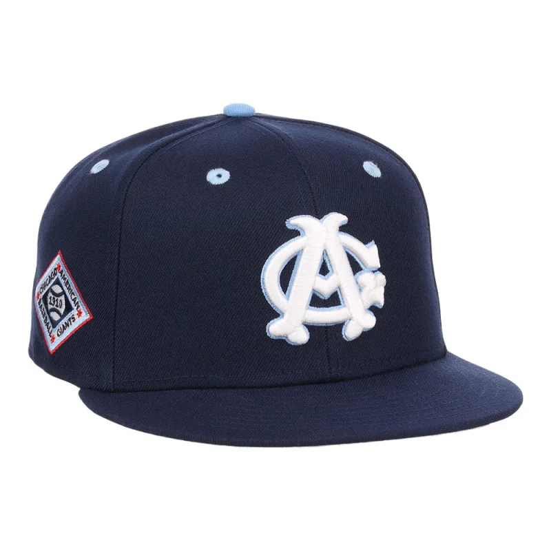Ebbets Field Flannels New York Giants fitted hat - Chicago American Giants NLB Varsity Fitted Ballcap