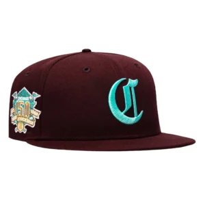 New Era Cincinnati Reds fitted hat Maroon colorway - 150 Years Strong Fitted: New Era’s Cincinnati Reds Sesquicentennial Anniversary Drop