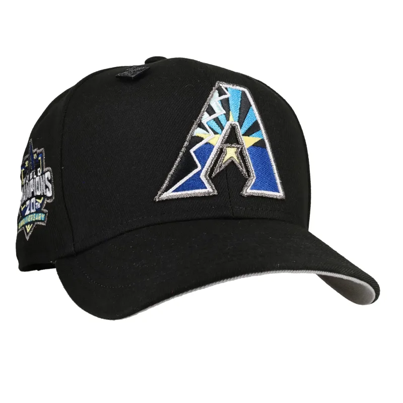 New Era Arizona Diamondbacks fitted hat black, grey colorway - Pandora Fitted: New Era’s Arizona Diamondbacks 20th Anniversary Celebrates Expansion Excellence