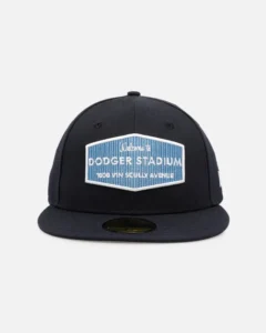 New Era Los Angeles Dodgers fitted hat navy, blue colorway - New Era Los Angeles Dodgers ‘Welcome Sign’ 59FIFTY Fitted Navy