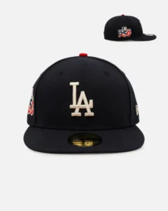 New Era Los Angeles Dodgers fitted hat navy, blue colorway - New Era Los Angeles Dodgers ‘250th Anniversary Side Patch’ 59FIFTY Fitted Navy