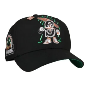 New Era Seattle Mariners fitted hat black, green colorway - 30th Anniversary Fitted: New Era Drops Seattle Mariners Raindrop Cartoon 59Fifty