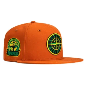 New Era Seattle Mariners fitted hat Burnt Orange colorway - 30th Anniversary Fitted: New Era Drops Burnt Orange Mariners Milestone Hat