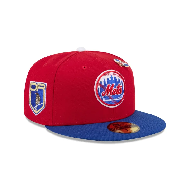 New Era New York Mets fitted hat - New Era Drops Patriotic Mets Fitted with Country Flag Design