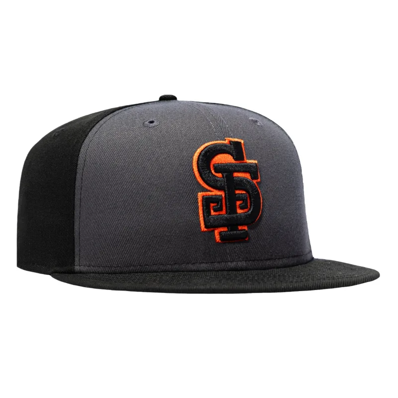 New Era New York Giants fitted hat Graphite, Black colorway - New Era 59Fifty Authentic Collection San Francisco Giants Alternate 2 Hat – Graphite, Black