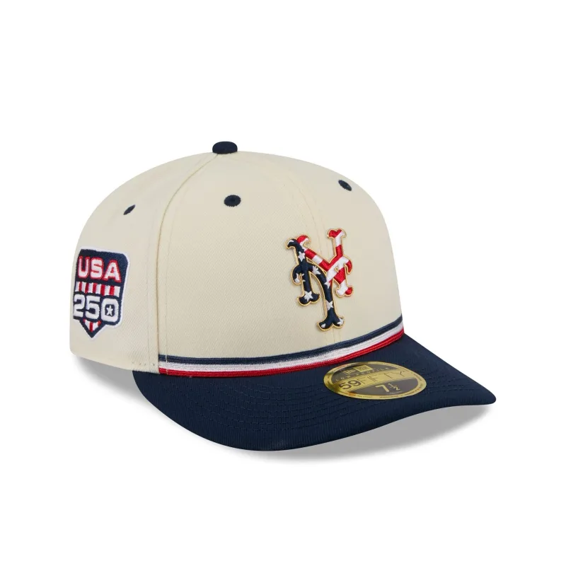 New Era New York Mets fitted hat - New York Mets Independence Day 2026 Low Profile 59FIFTY Fitted Hat