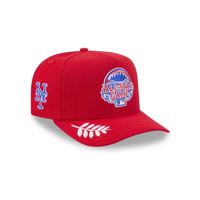 New Era New York Mets fitted hat red colorway - New York Mets 2013 All-Star Game Red 59FIFTY A-Frame Fitted Hat