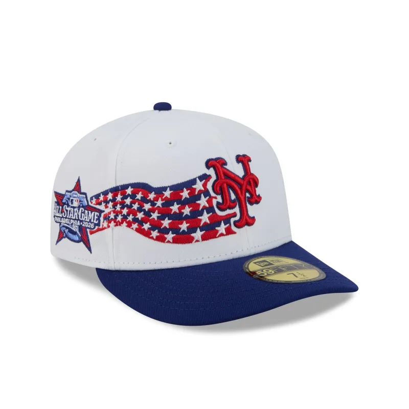 New Era New York Mets fitted hat white colorway - New York Mets 2026 All-Star Game Optic White 59FIFTY Fitted Hat