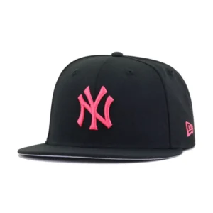 New Era New York Yankees fitted hat black, red colorway - New York Yankees Black Lava Red Logo New Era 59Fifty Fitted