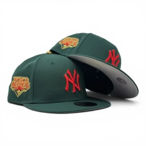 New Era New York Yankees fitted hat green colorway - New York Yankees 2009 World Series Fitted Hats-Green