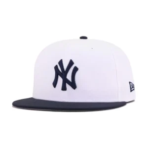 New Era New York Yankees fitted hat navy, white colorway - New York Yankees White Navy New Era 59Fifty Fitted