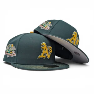 New Era Oakland Athletics fitted hat green colorway - Battle of the Bay Fitted: New Era’s 1989 World Series Oakland Athletics Green 59FIFTY