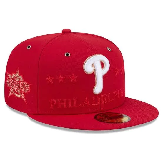 New Era Philadelphia Phillies fitted hat Men's colorway - Adult MLB Philadelphia Phillies New Era Red 2026 All Star Game 59FIFTY Fitted Hat – Men’s