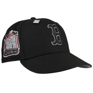 New Era Boston Red Sox fitted hat black, grey, red, infrared colorway - Pedro’s Masterpiece Fitted: New Era Drops 1999 All-Star Game Black Infrared 59FIFTY