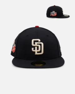 New Era San Diego Padres fitted hat navy, blue colorway - New Era San Diego Padres ‘250th Anniversary Side Patch’ 59FIFTY Fitted Navy