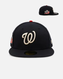 New Era Washington Nationals fitted hat navy, blue colorway - New Era Washington Nationals ‘250th Anniversary Side Patch’ 59FIFTY Fitted Navy