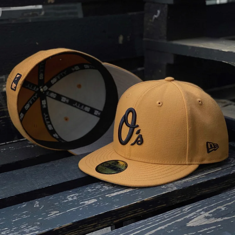 New Era Baltimore Orioles fitted hat grey colorway - BALTIMORE ORIOLES MLB FALL GREY UV / NEW ERA EXCLUSIVE 59FIFTY