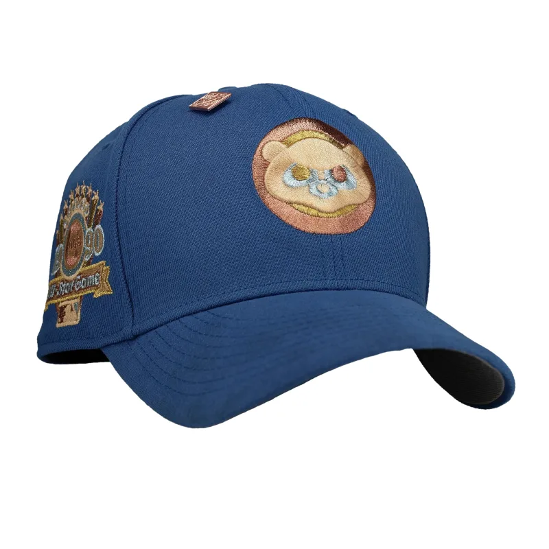 New Era Chicago Cubs fitted hat grey, blue colorway - Chicago Cubs 1990 All Star Game Light Blue 59Fifty Fitted Hat