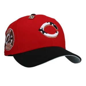 New Era Cincinnati Reds fitted hat grey, red colorway - Cincinnati Reds 1970 All Star Game Red Cow Print 59Fifty Fitted Hat