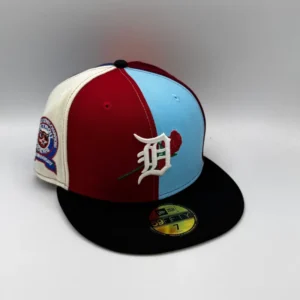 New Era Detroit Tigers fitted hat Men's colorway - Adult Detroit Tigers Rose Custom Side Patch 59FIFTY Fitted Hat – Men’s