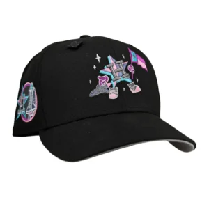 New Era Houston Astros fitted hat black, grey colorway - Houston Astros Cartoon “Cosmic Frequency” Metallic 59Fifty Fitted Hat