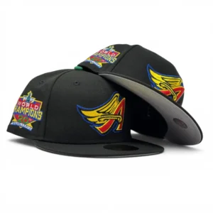 New Era Los Angeles Angels fitted hat - Los Angeles Angels 2002 World Champions New Era Fitted Hat to Match Jordan 7 Miro