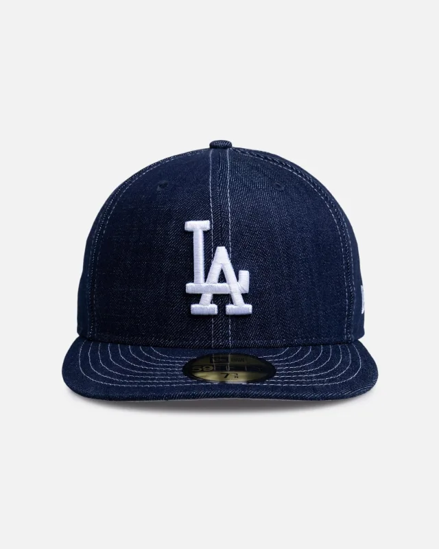 New Era Los Angeles Dodgers fitted hat blue colorway - New Era Los Angeles Dodgers ‘Denim Contrast’ 59FIFTY Fitted Denim