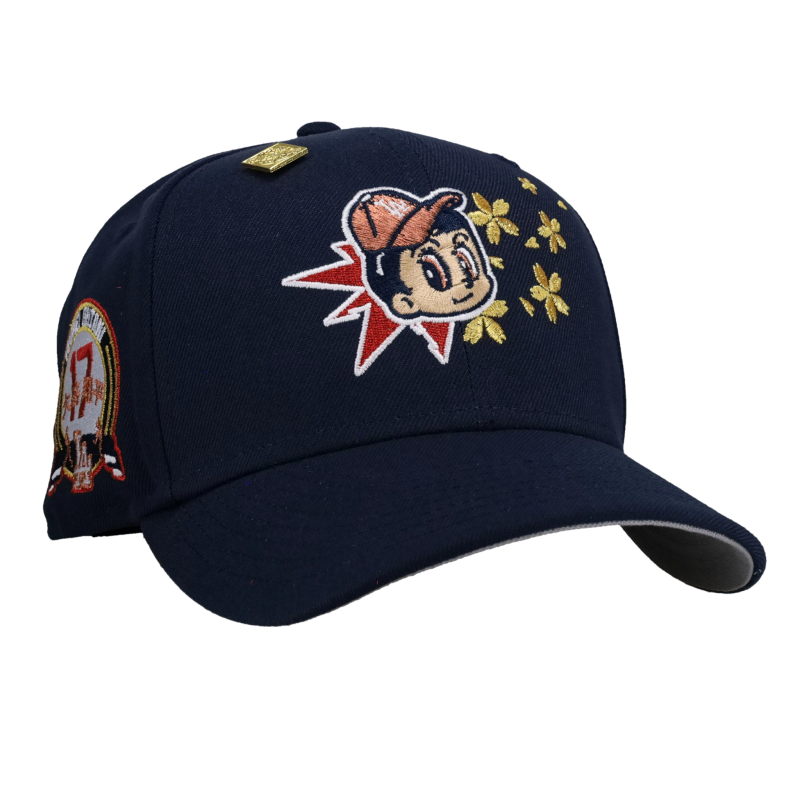 New Era Los Angeles Dodgers fitted hat navy, grey, blue, tan colorway - Los Angeles Dodgers Navy Ohtani 59Fifty Fitted Hat