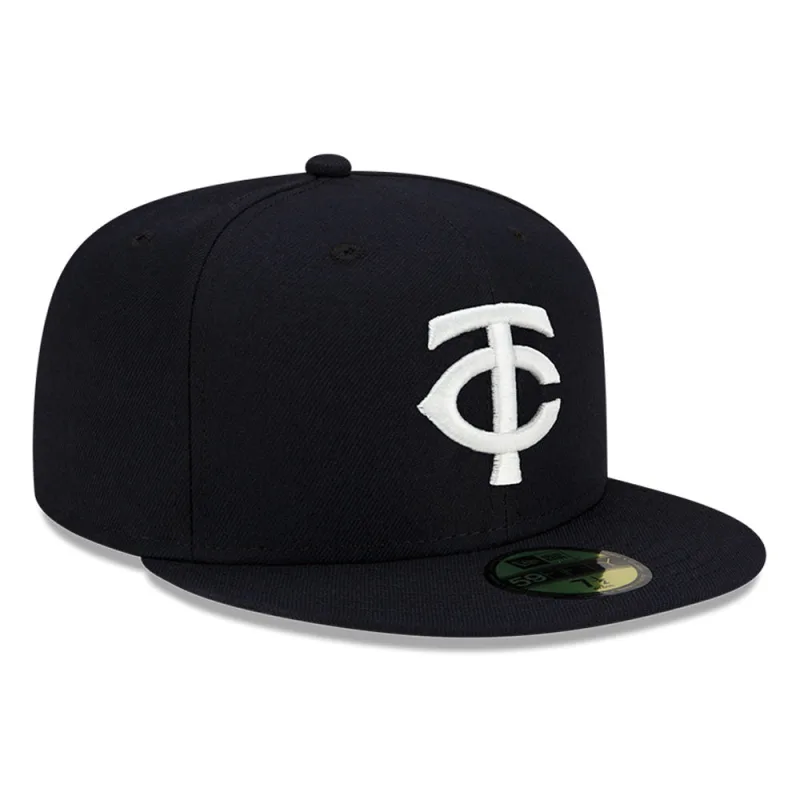 New Era Minnesota Twins fitted hat Navy colorway - New Era 59Fifty Authentic Collection Minnesota Twins Alternate Hat – Navy