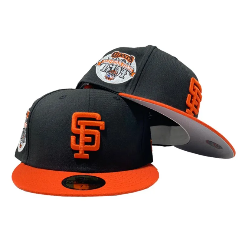 New Era New York Giants fitted hat gray colorway - SAN FRANCISCO GIANTS 1984 ALL STAR GRAY BRIM NEW ERA FITTED HAT