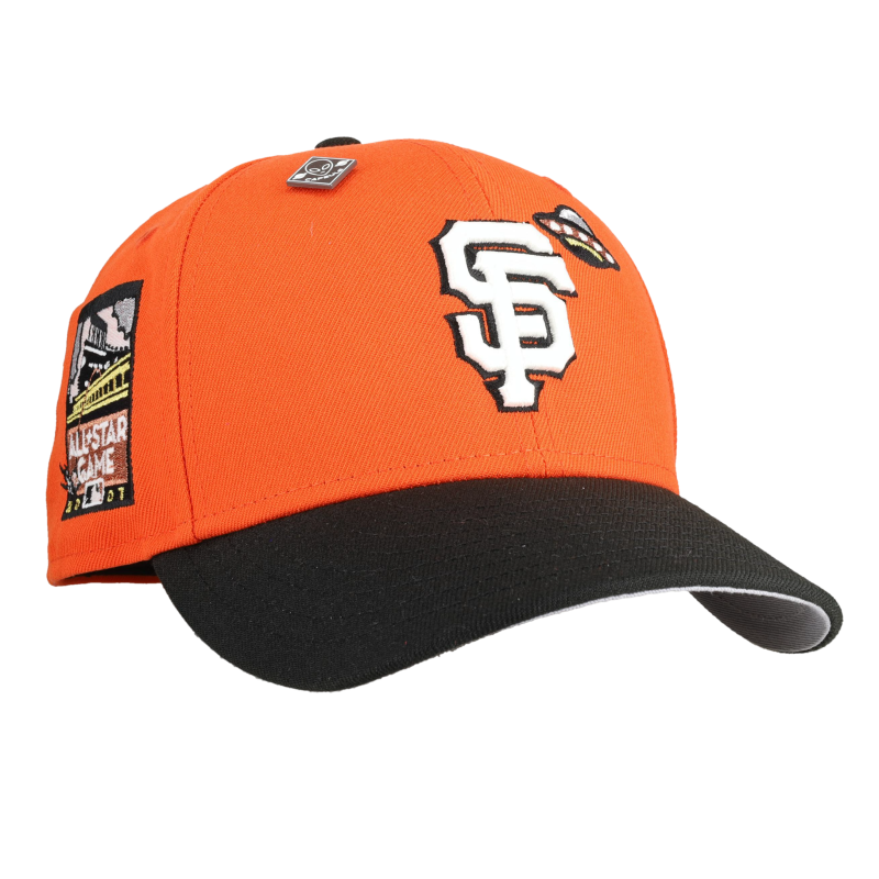 New Era New York Giants fitted hat grey, orange colorway - San Francisco Giants “Alien Disclosure” 2007 ASG Orange 59Fifty Fitted Hat