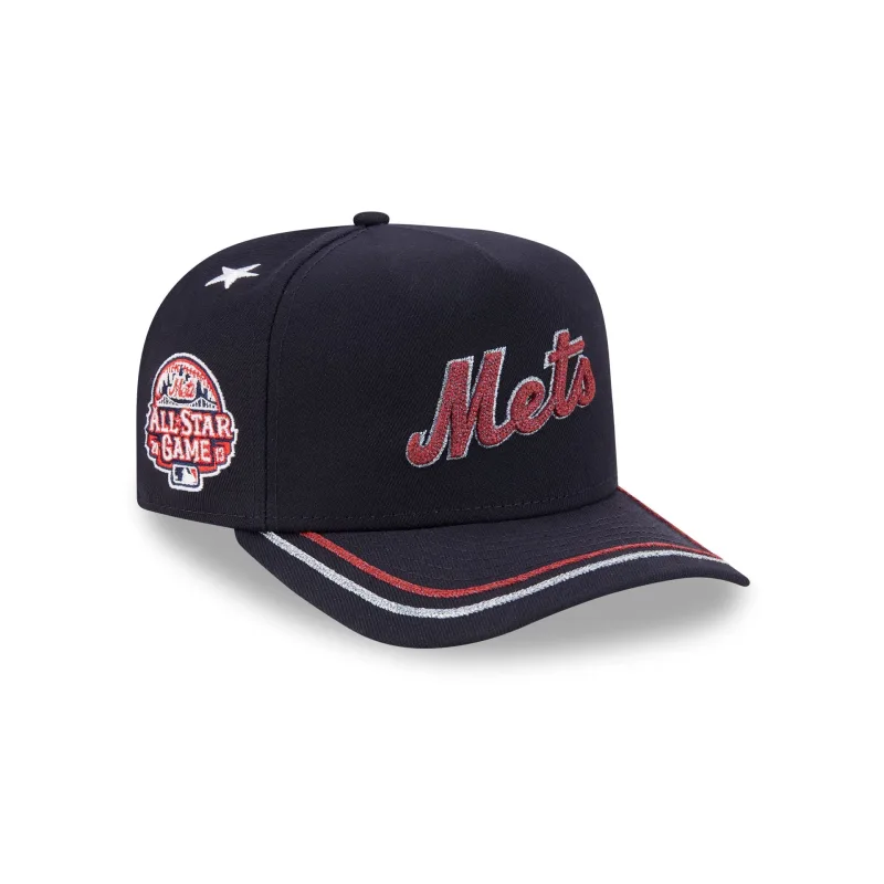 New Era New York Mets fitted hat navy colorway - New York Mets All-Star Game Navy 59FIFTY A-Frame Fitted Hat