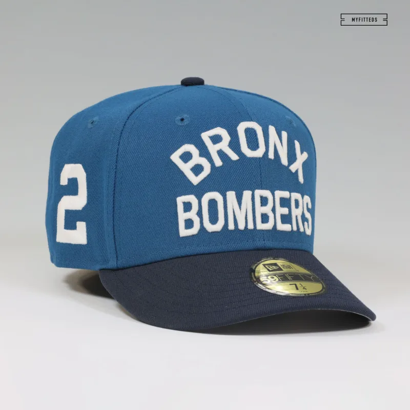New Era New York Yankees fitted hat - NEW YORK YANKEES BRONX BOMBERS DEREK JETER 2 GITD NEW ERA FITTED CAP