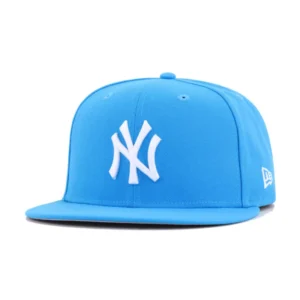 New Era New York Yankees fitted hat blue colorway - New York Yankees Hydrated Blue New Era 59Fifty Fitted