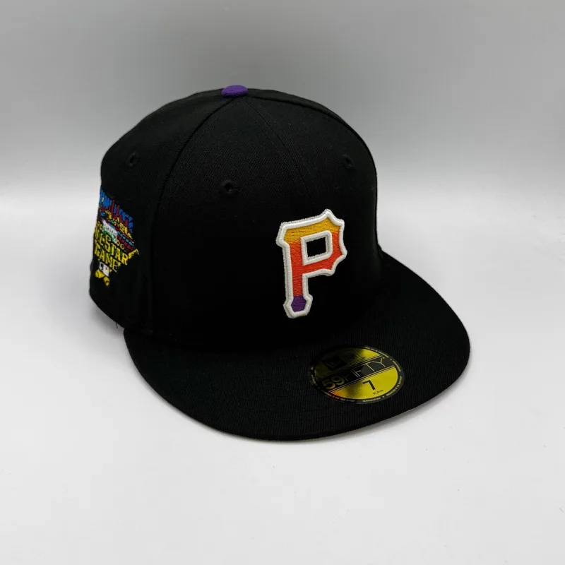 New Era Pittsburgh Pirates fitted hat Men's colorway - Adult Pittsburgh pirates New Era Powerline Custom 59FIFTY Fitted Hat – Men’s
