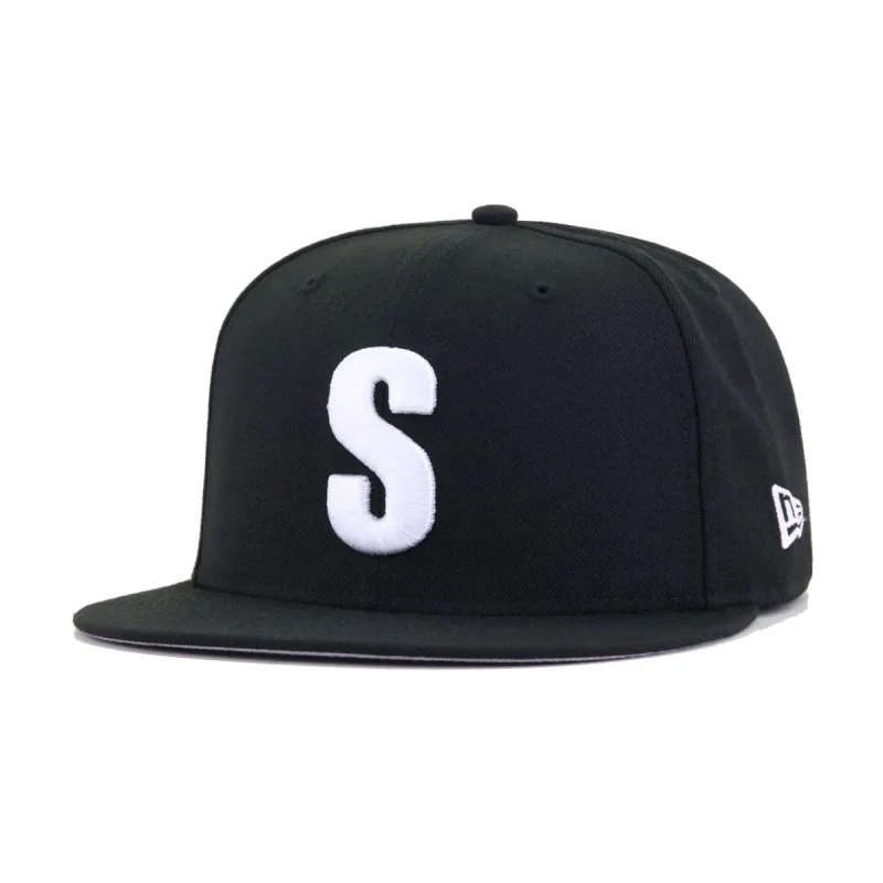 New Era Seattle Mariners fitted hat black colorway - Seattle Mariners Black Steelheads New Era 59Fifty Fitted