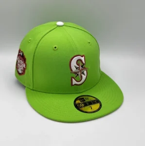 New Era Seattle Mariners fitted hat blue colorway - Seattle Mariners New Era Drip Season 3 Side Patch 59FIFTY Fitted Hat