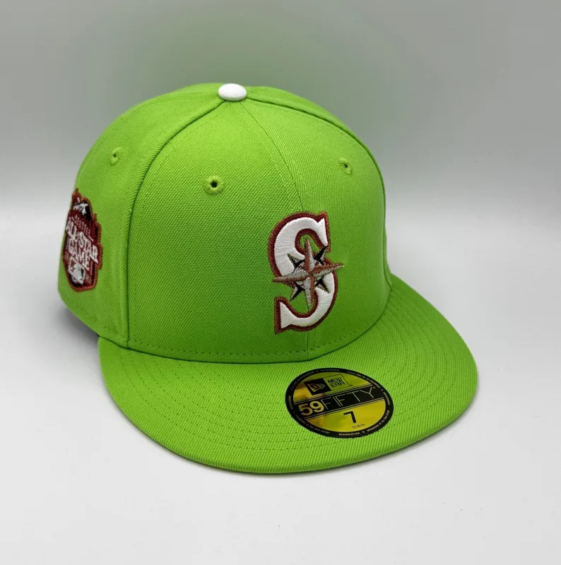 New Era Seattle Mariners fitted hat blue colorway - Seattle Mariners New Era Drip Season 3 Side Patch 59FIFTY Fitted Hat