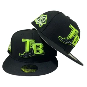 New Era Tampa Bay Rays fitted hat - TAMPA BAY RAYS 10TH SEASON NEW ERA FITTED HAT