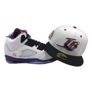 New Era Tampa Bay Rays fitted hat - Tampa Bay Devil Rays New Era Fitted to Match Jordan 5 Alternate Bel-Air