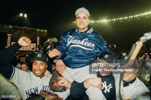 New York Mets and Yankees players during the 2000 Subway Series World Series