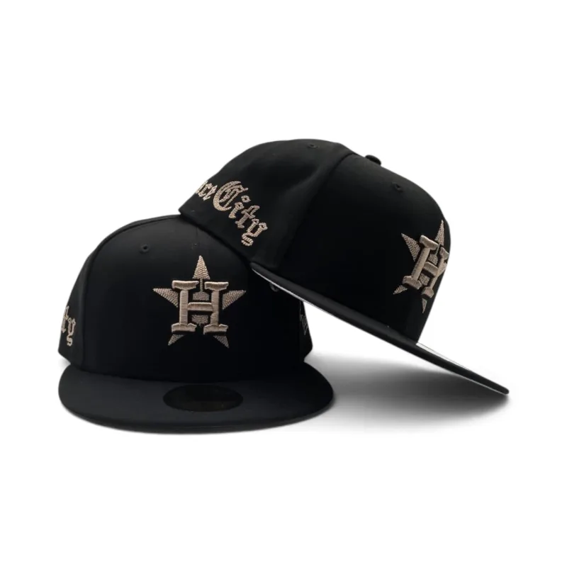 New Era Houston Astros fitted hat black, gray, real tree colorway - New Era Drops Stealthy Houston Astros Fitted with Real Tree Undervisor Vibes