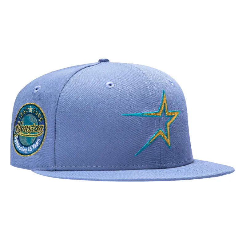 New Era Houston Astros fitted hat Lavender colorway - Northern Lights Fitted: New Era Celebrates the Houston Astros 45th Anniversary in Dreamy Lavender