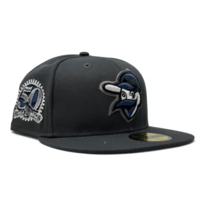 New Era Baltimore Orioles fitted hat navy, gray colorway - Baltimore Orioles 50th Anniversary Fitted Hat-Dark Gray Navy