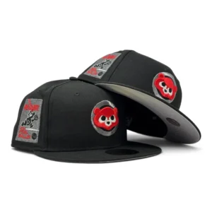 New Era Chicago Cubs fitted hat - New Era Drops Cubs Be Alert Foul Ball Fitted in Cherry Pack